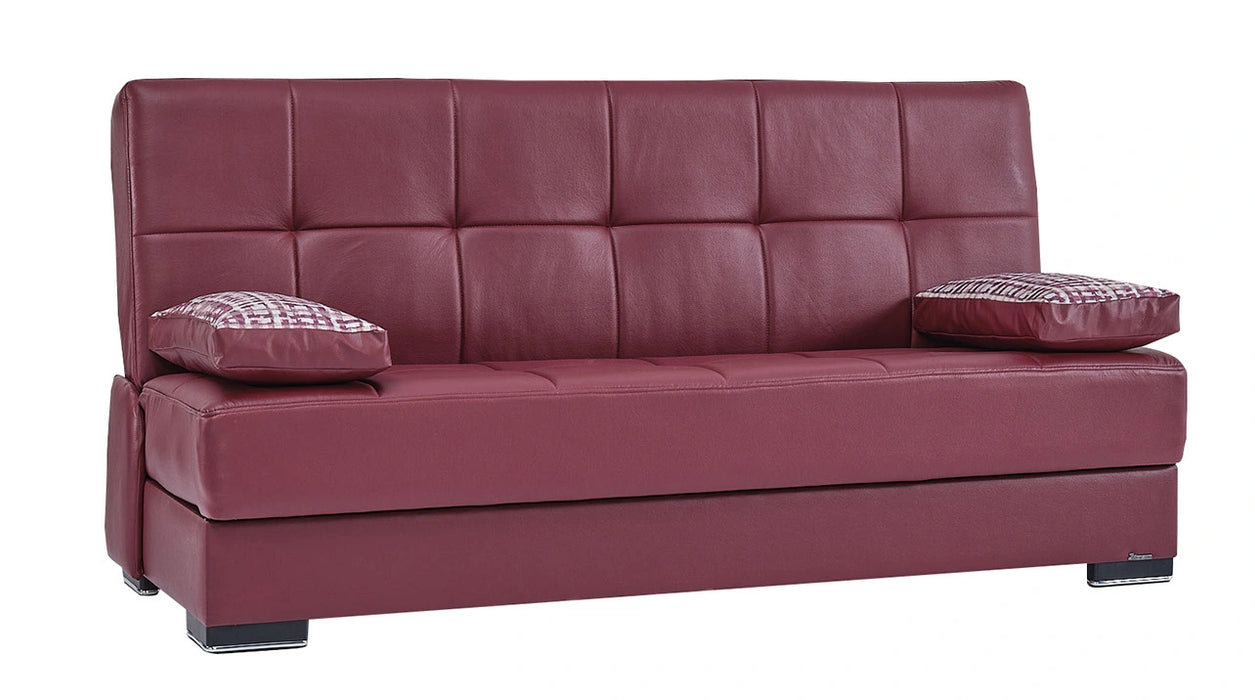 Ottomanson Soho Collection Upholstered Convertible Sofabed with Storage