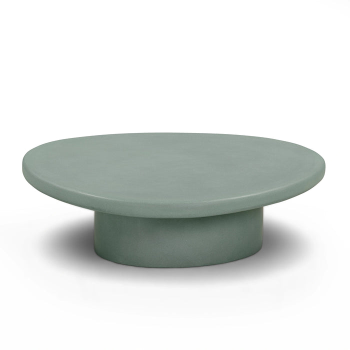 Jade Concrete Indoor/Outdoor Coffee Table (28"-34")