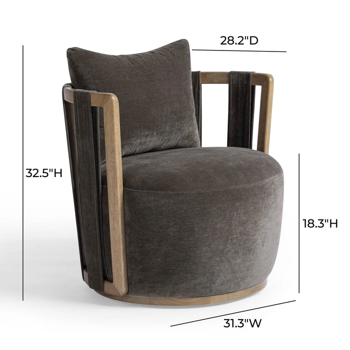 Paolo Swivel Accent Chair
