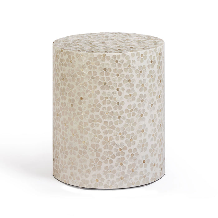 Lorna Capiz Shell Accent Stool