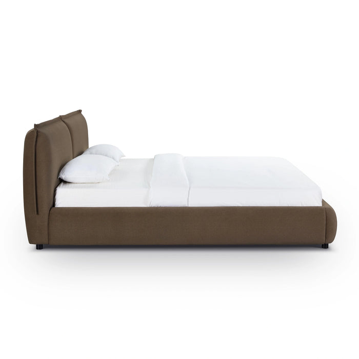 Mel Performance Faux Mohair Velvet Bed