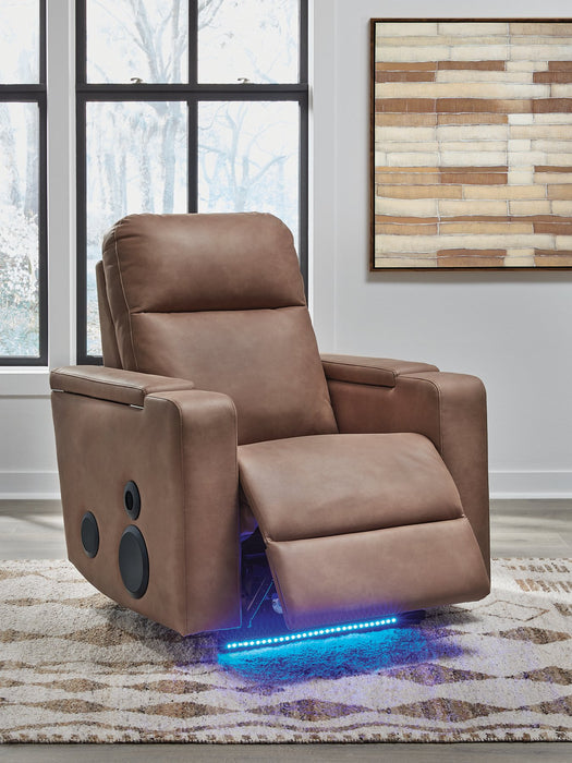 Lorrenton Power Glider Recliner with Audio System - Home And Beyond
