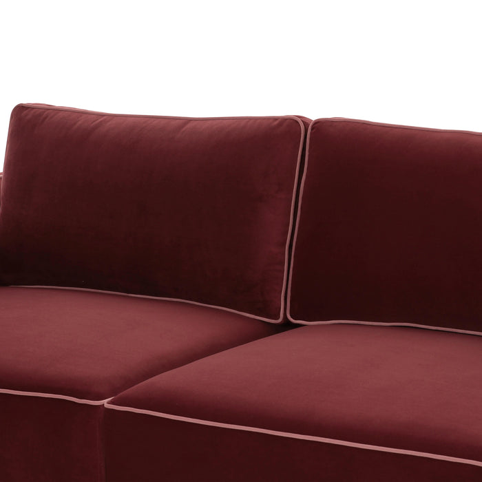 Willow 105" Performance Velvet Modular Sofa