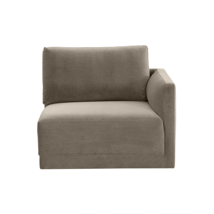 Willow Performance Velvet Modular RAF Corner Chair