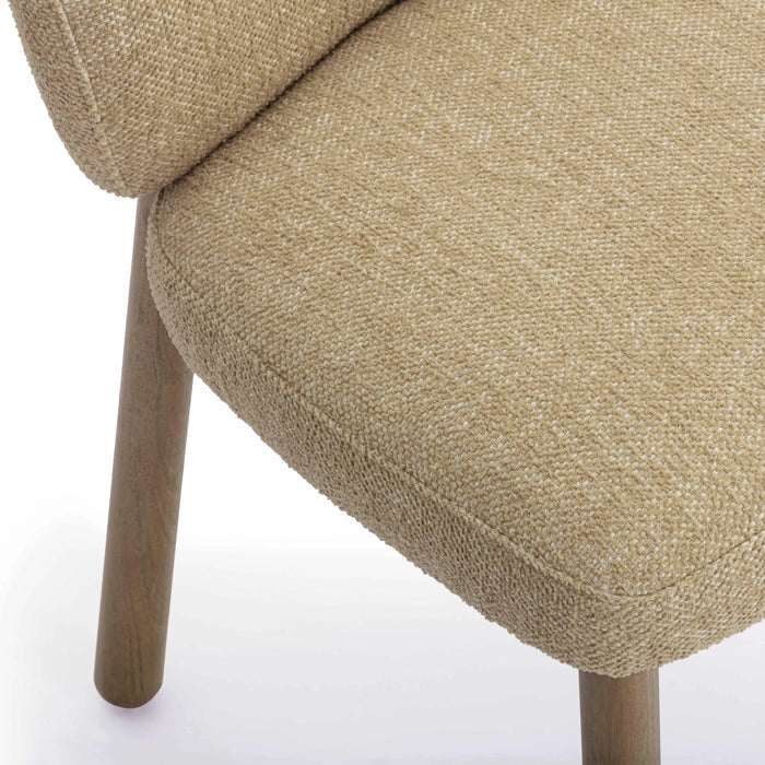 Foxy Textured Performance Fabric Dining Chair