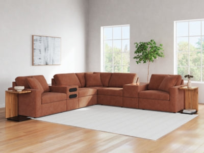 Modmax Balanced Sectional with Audio and Storage Consoles - Home And Beyond