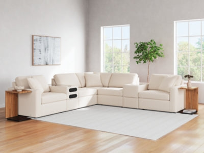 Modmax Balanced Sectional with Audio and Storage Consoles - Home And Beyond
