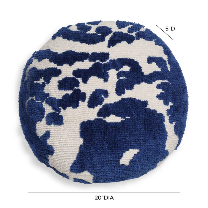 Coast 20" Tufted Round Throw Pillow