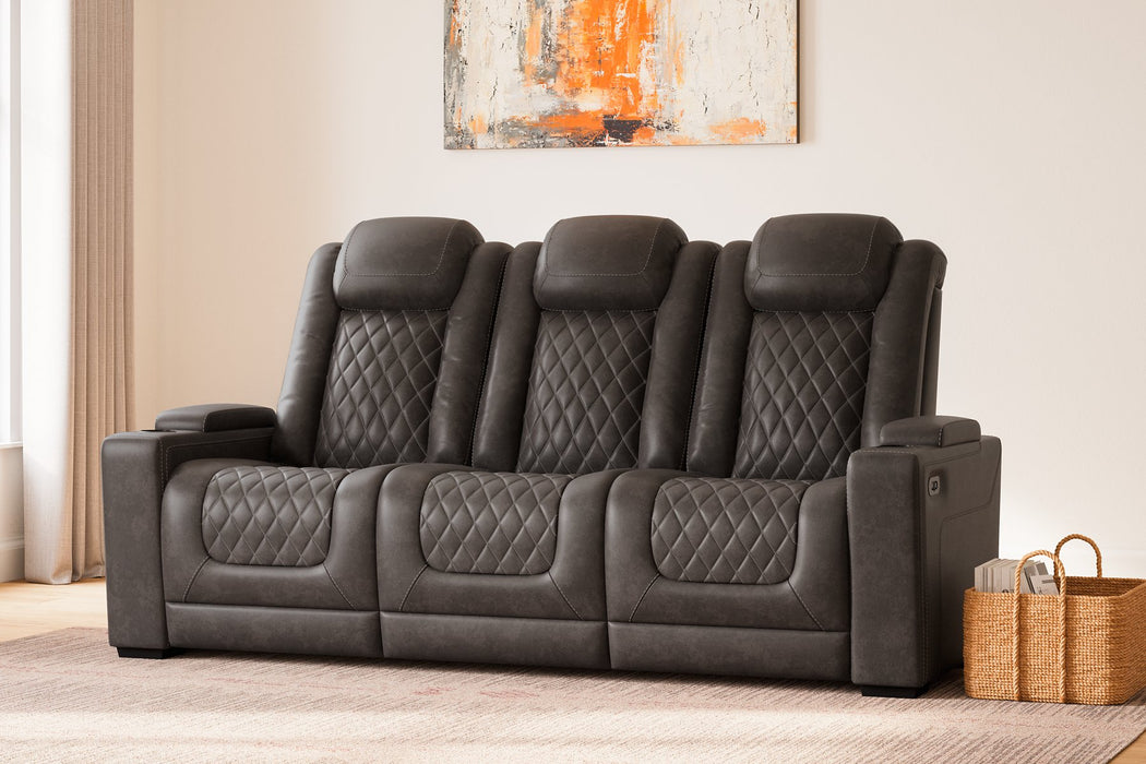 HyllMont Power Reclining Living Room Set - Home And Beyond