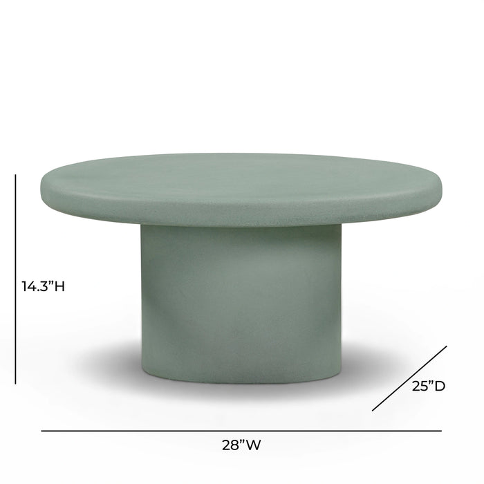 Jade Concrete Indoor/Outdoor Coffee Table (28"-34")