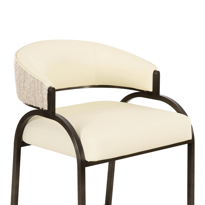 Tatum 2-Tone Performance Vegan Leather Counter Stool
