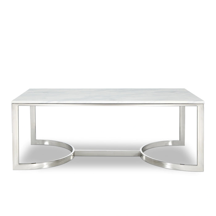 Copley Chrome Coffee Table