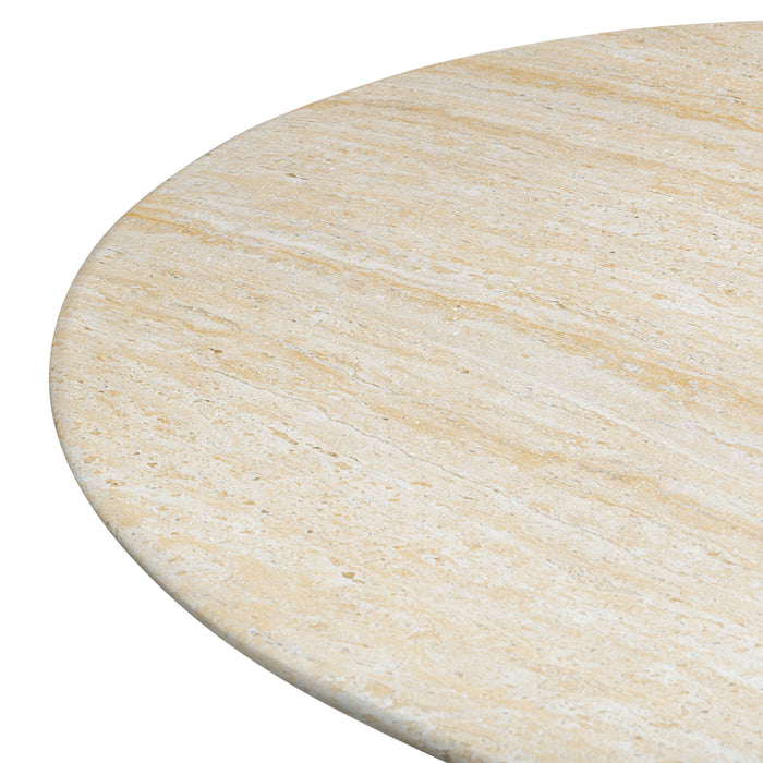 Brut 86" Concrete Patterned Indoor/Outdoor 86" Oval Dining Table