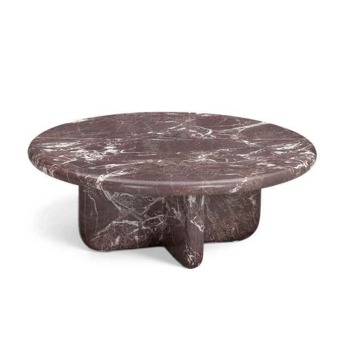 Juju Faux Marble Indoor/Outdoor Round Coffee Table (24"-32")