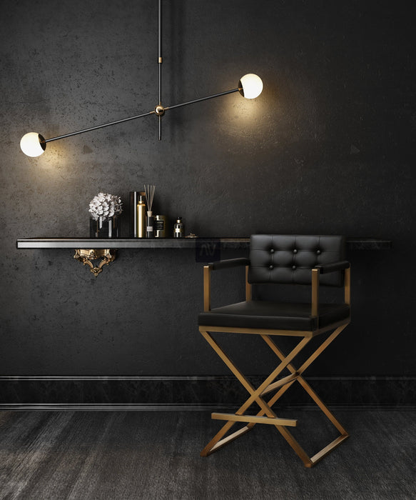 Director Performance Vegan Leather Stool