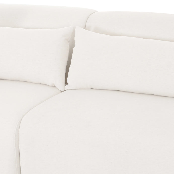 Tarra 3-Piece Cream Performance Chenille Modular Sectional