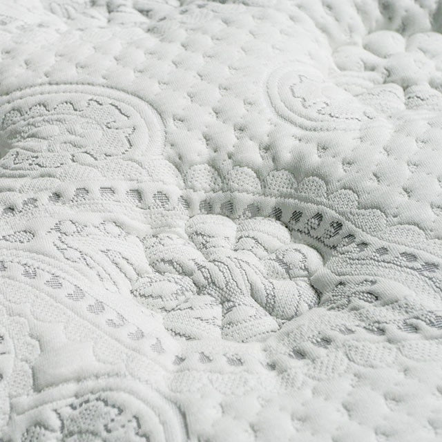 SIDDALEE White/Gray 16" Euro Pillow Top Mattress