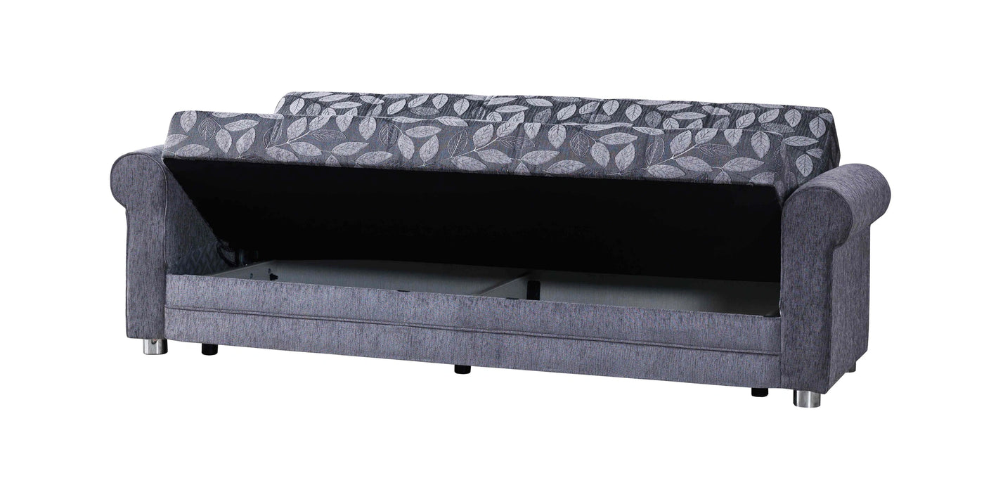 Ottomanson Rio Grande Collection Upholstered Convertible Sofabed with Storage