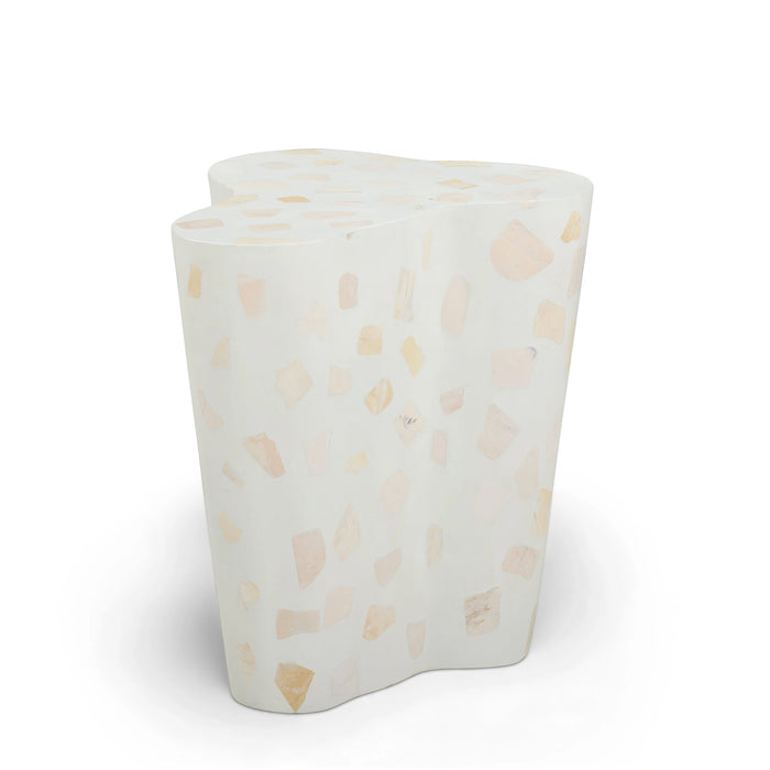 Slab Faux Terrazzo Indoor/Outdoor Side Table