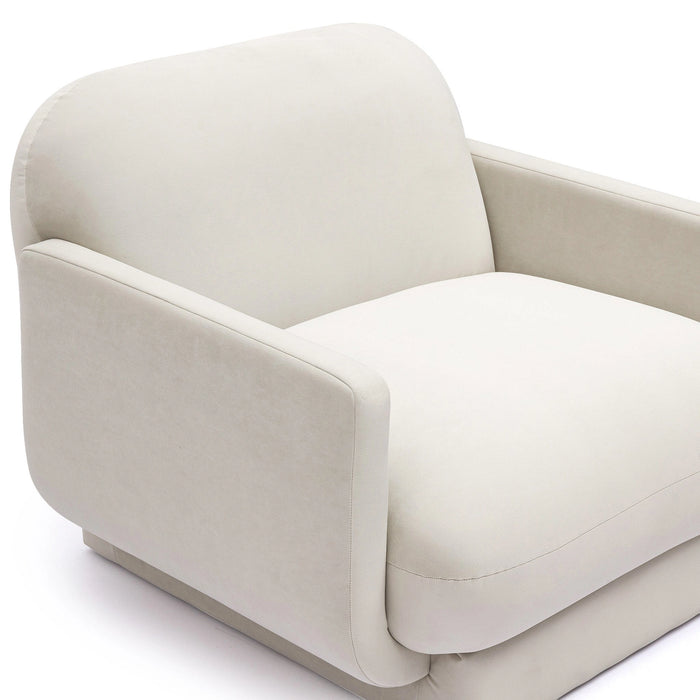 Azalea Performance Velvet Accent Chair