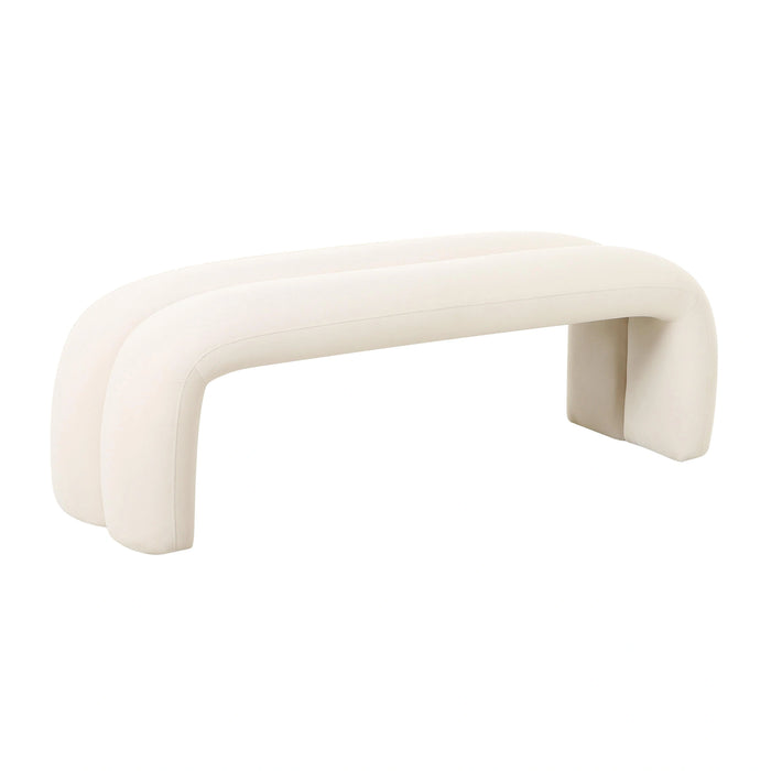 Leigh 56" Performance Velvet Channeled Bench