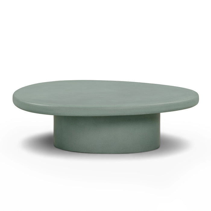 Jade Concrete Indoor/Outdoor Coffee Table (28"-34")