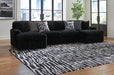 Midnight-Madness Sectional with Chaise - Home And Beyond