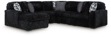 Midnight-Madness Sectional with Chaise - Home And Beyond