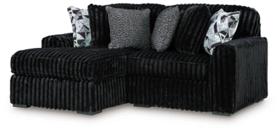 Midnight-Madness Sectional with Chaise - Home And Beyond