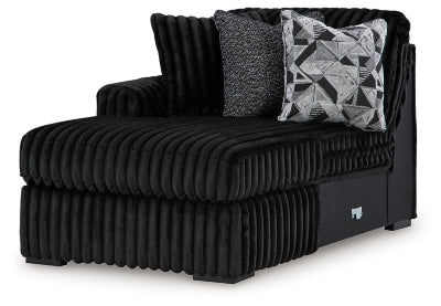 Midnight-Madness Sectional with Chaise - Home And Beyond
