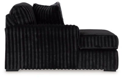 Midnight-Madness Sectional with Chaise - Home And Beyond