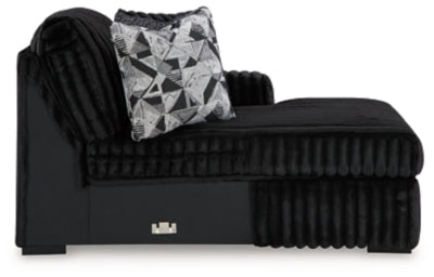 Midnight-Madness Sectional Sofa with Chaise - Home And Beyond