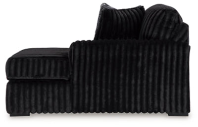 Midnight-Madness Sectional with Chaise - Home And Beyond