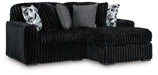 Midnight-Madness Sectional with Chaise - Home And Beyond