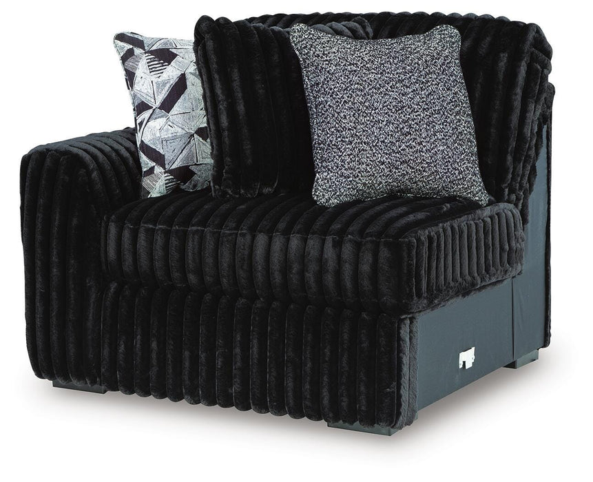 Midnight-Madness Sectional Sofa - Home And Beyond