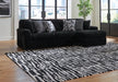 Midnight-Madness Sectional Sofa with Chaise - Home And Beyond