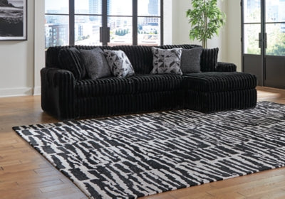 Midnight-Madness Sectional Sofa with Chaise - Home And Beyond