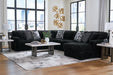 Midnight-Madness Sectional with Chaise - Home And Beyond