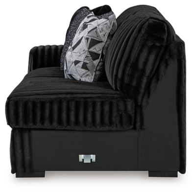 Midnight-Madness Sectional Sofa with Chaise - Home And Beyond