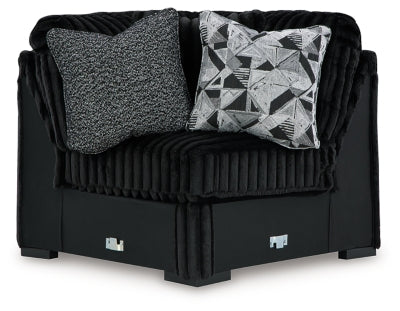 Midnight-Madness Sectional with Chaise - Home And Beyond