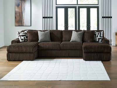 Midnight-Madness Sectional with Chaise - Home And Beyond