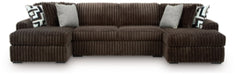 Midnight-Madness Sectional with Chaise - Home And Beyond