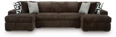 Midnight-Madness Sectional with Chaise - Home And Beyond