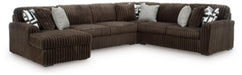 Midnight-Madness Sectional with Chaise - Home And Beyond