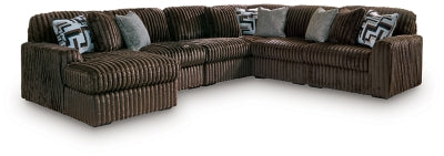 Midnight-Madness Sectional with Chaise - Home And Beyond