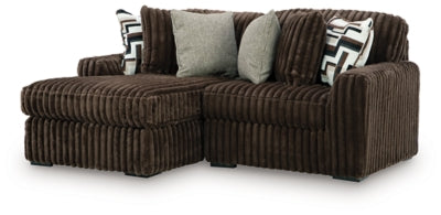 Midnight-Madness Sectional with Chaise - Home And Beyond