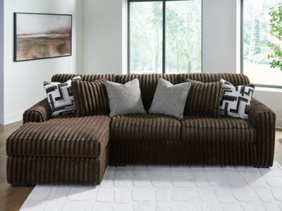 Midnight-Madness Sectional Sofa with Chaise - Home And Beyond