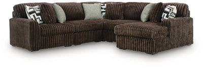 Midnight-Madness Sectional with Chaise - Home And Beyond