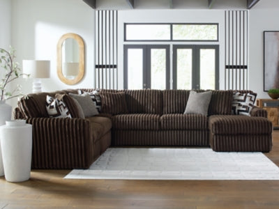 Midnight-Madness Sectional with Chaise - Home And Beyond