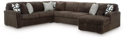 Midnight-Madness Sectional with Chaise - Home And Beyond